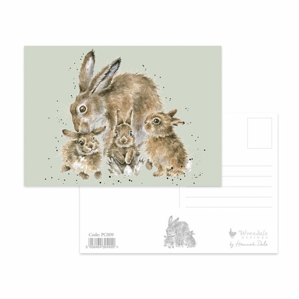 Wrendale Postcard Bunny "Furever and Always"