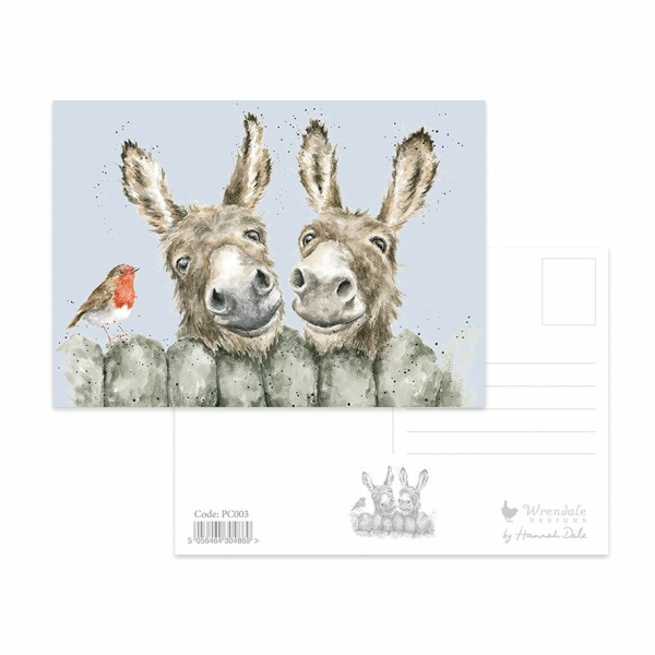 Wrendale Postcard Donkey "Hee Haw"