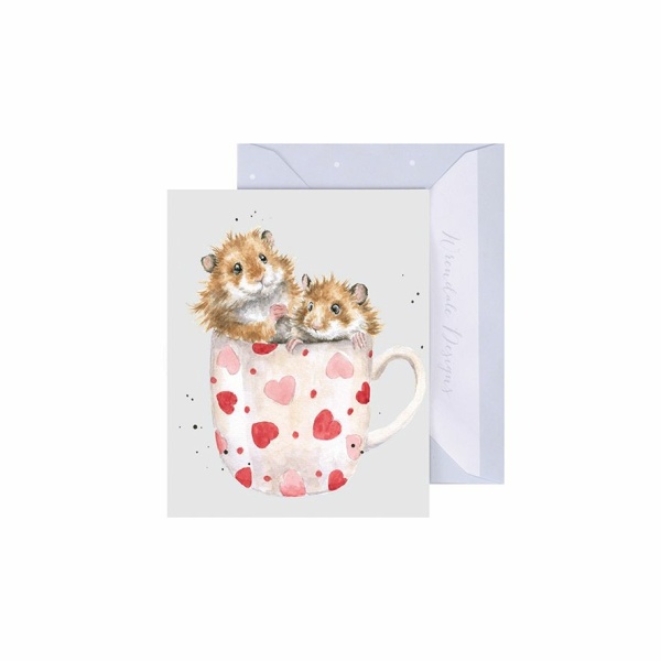 Wrendale Mini Card "Mug full of Love"