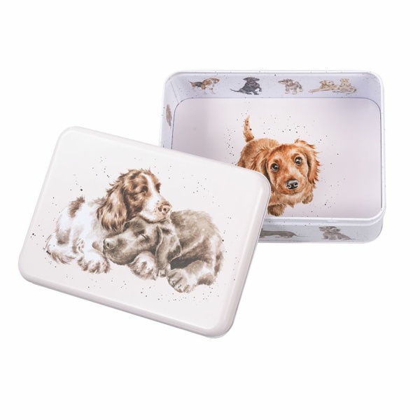 Wrendale Bewaarblik | Rectangular Tin "Dogs" - Afbeelding 2