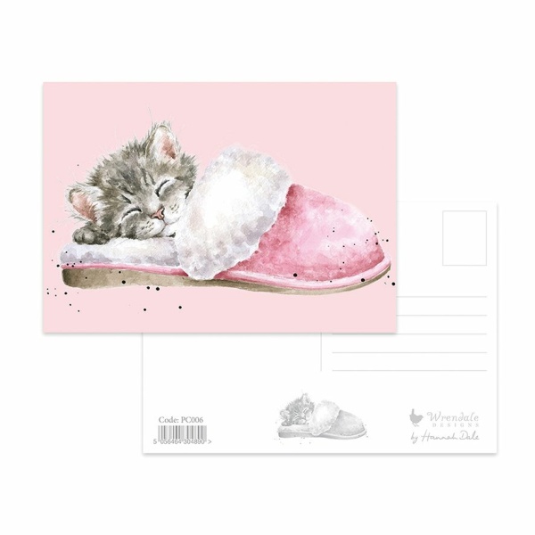 Wrendale Postcard Kat  "The Snuggle is Real"