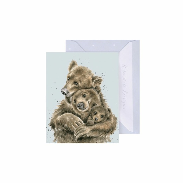 Wrendale Mini Card "Bear Hugs"
