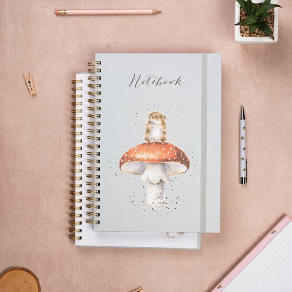 Wrendale A4 Notitieboek Mouse - Fun-Gi - Afbeelding 2