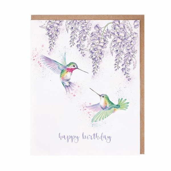 Wrendale Wenskaart  "Wisteria Wishes"