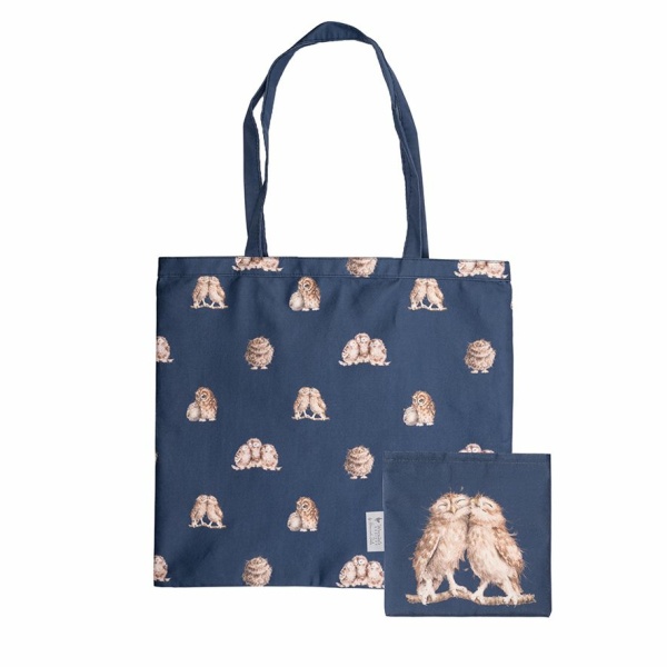 Wrendale Opvouwbare Tas Owl "Birds of a Feather"
