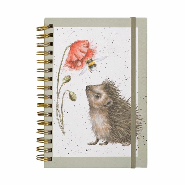 Wrendale A5 Notitieboek Hedgehog - Busy as a Bee