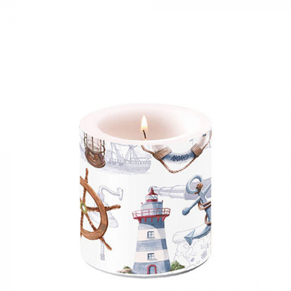Ambiente kaars small - Welcome Aboard