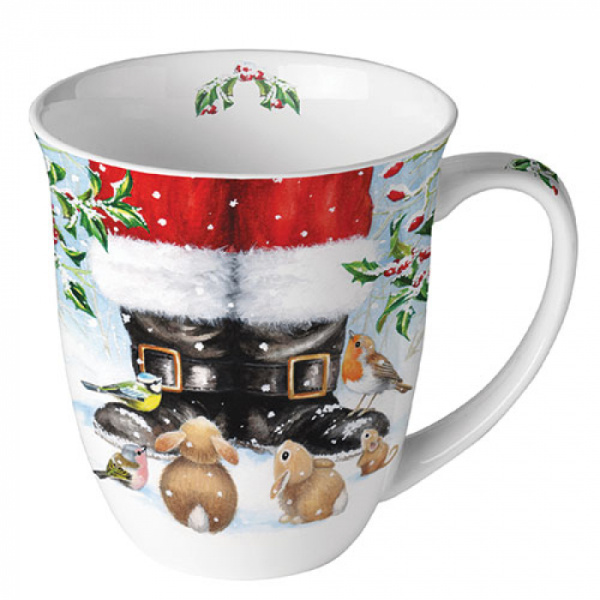 Ambiente mok 400ml - Looking Up to Santa