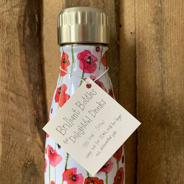 Alex Clark waterfles 500ml - Poppies - Afbeelding 2