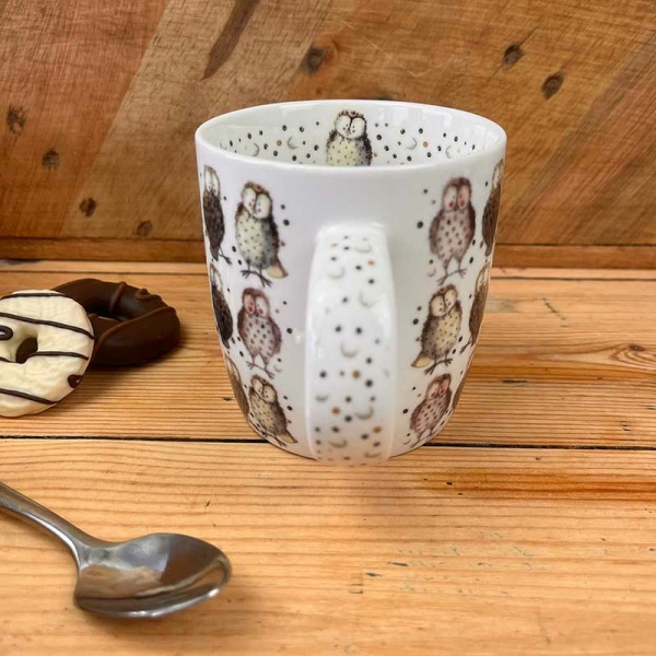 Alex Clark mok 400ml - Owls - Afbeelding 2