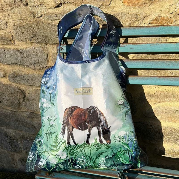 Alex Clark Opvouwbare Tas - Horse and Cow Parsley