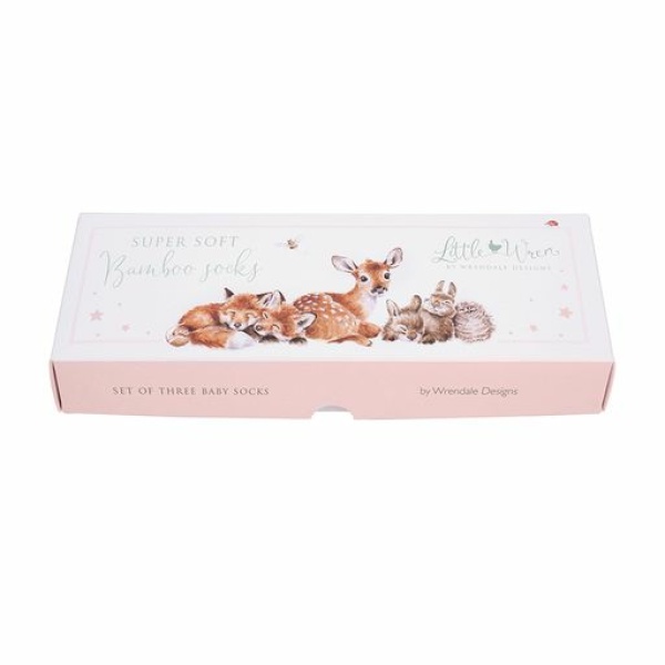 Wrendale Set 3 Babysokjes | 6-12 maanden "Little Forest" - Afbeelding 3