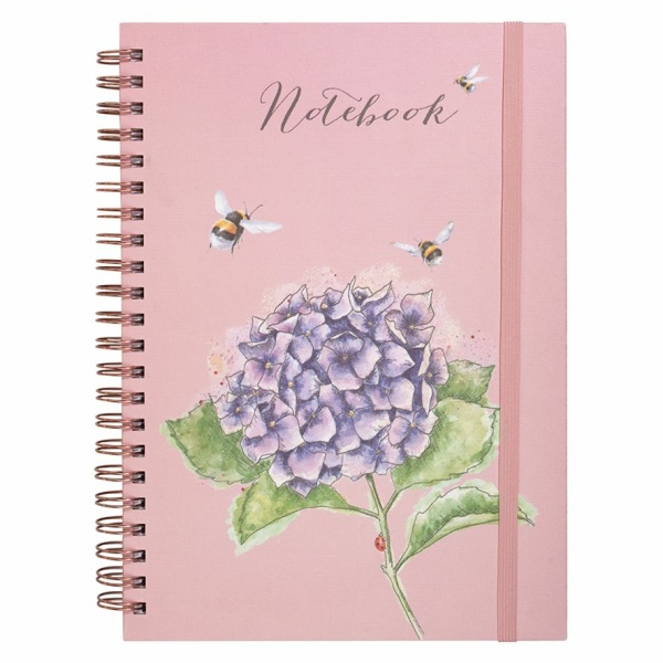 Wrendale A4 Notitieboek Hortensia - Hydrangea
