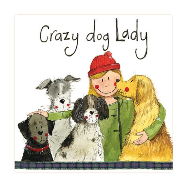 Alex Clark Magneet - Crazy Dog Lady