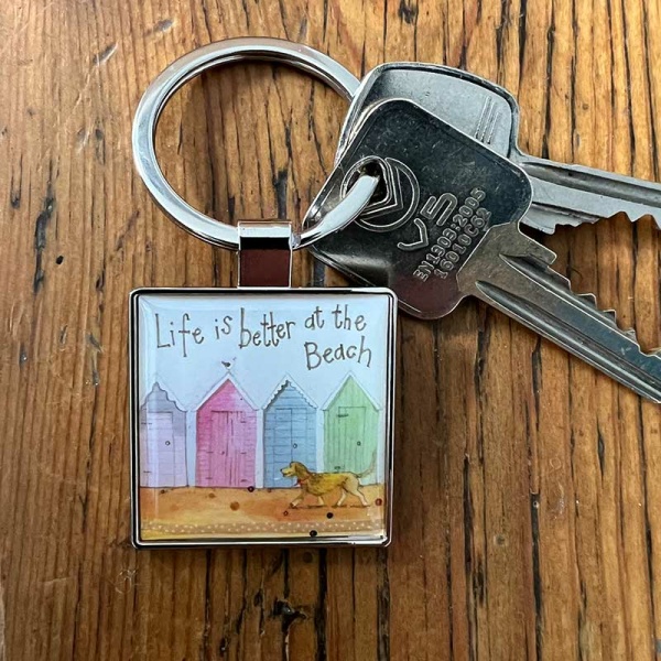 Alex Clark Sleutelhanger "Life is Better"