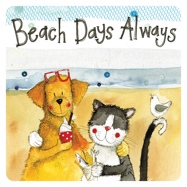 Alex Clark Onderzetter - Beach Days Always