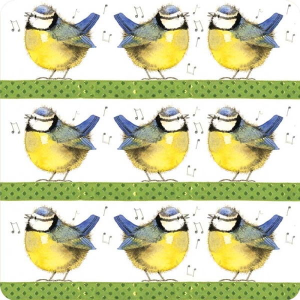 Alex Clark Onderzetter - Blue Tits