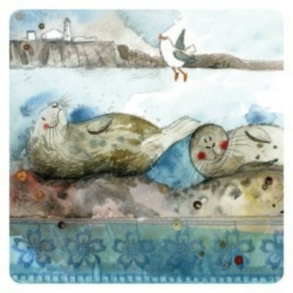 Alex Clark Onderzetter - Bathing Seals
