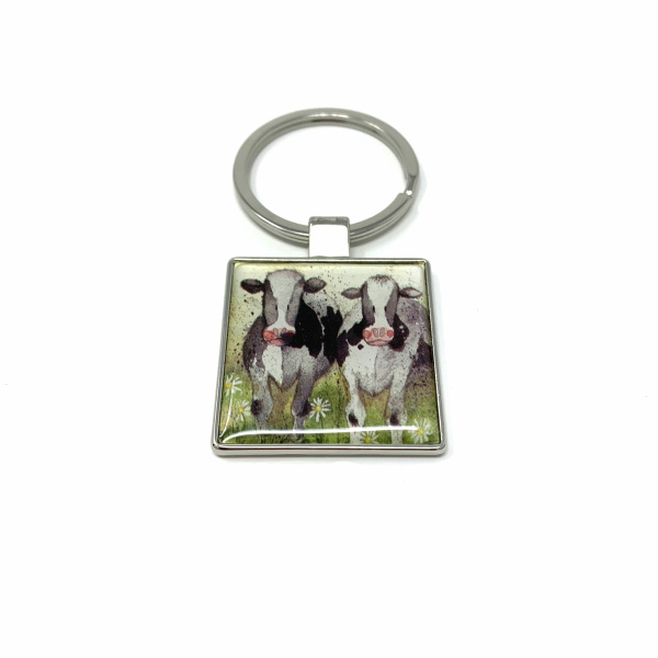 Alex Clark Sleutelhanger "Curious Cows"