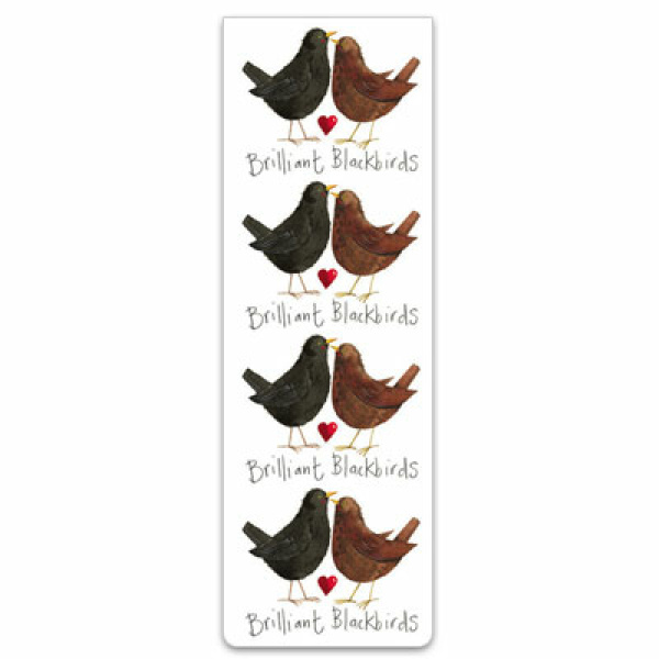 Alex Clark Magnetische Boekenlegger "Brilliant Blackbirds"