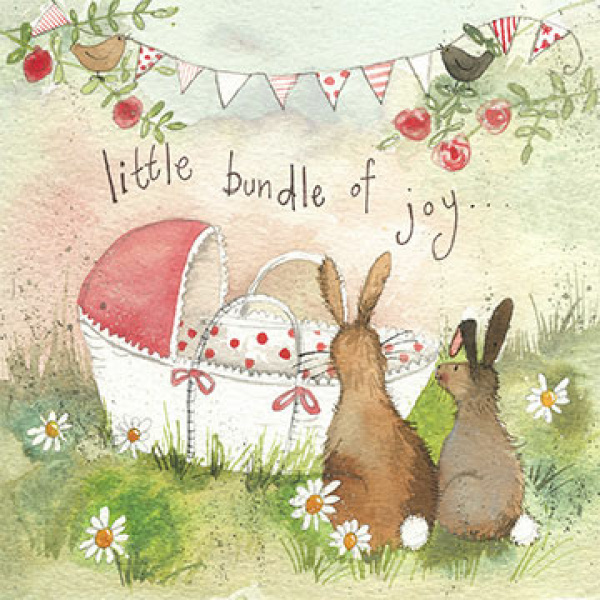 Alex Clark 14x14cm Wenskaart - Bundle of Joy