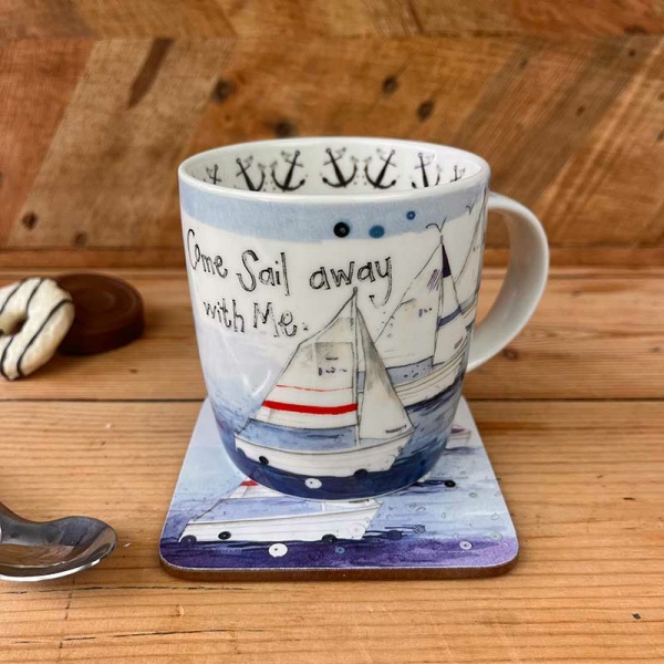 Alex Clark mok 400ml - Sailing Boats - Afbeelding 3