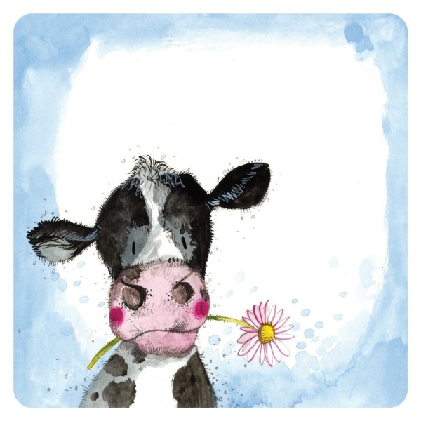 Alex Clark Onderzetter - Sunshine Cow