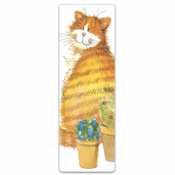 Alex Clark Magnetische Boekenlegger "Cat and Pots"