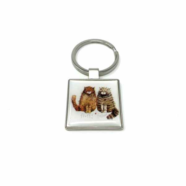 Alex Clark Sleutelhanger "Fluffy Felines"