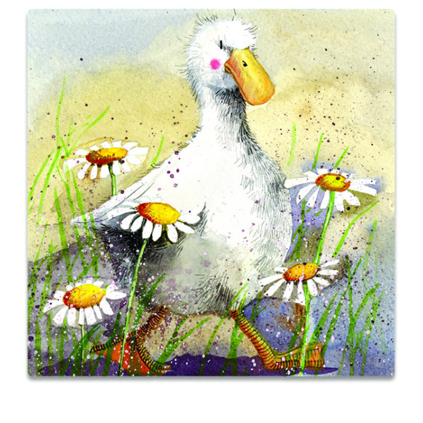 Alex Clark Magneet - Duck in the Daisies
