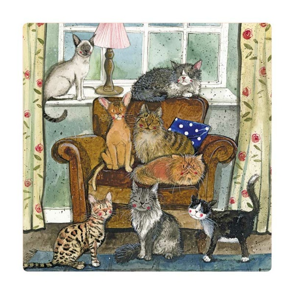 Alex Clark Magneet - Cat House
