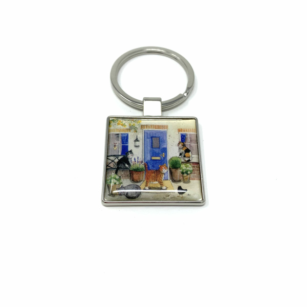 Alex Clark Sleutelhanger "Friendly Felines"