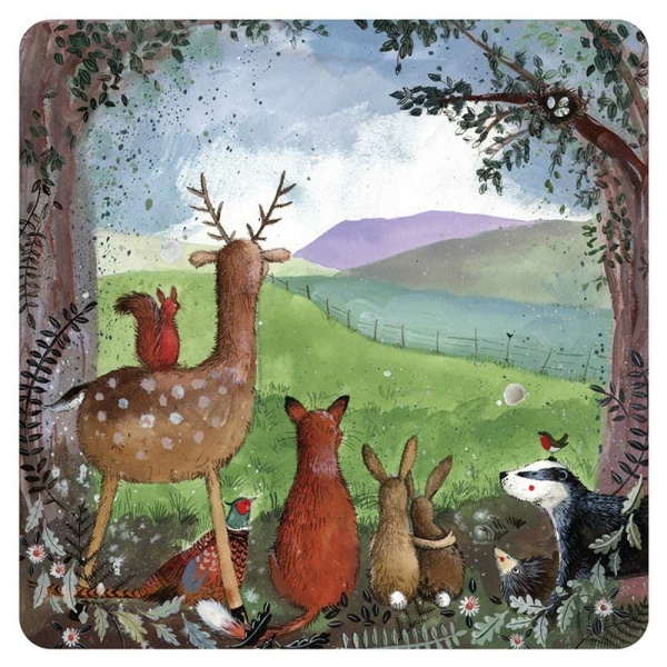 Alex Clark Onderzetter - Forest Friends