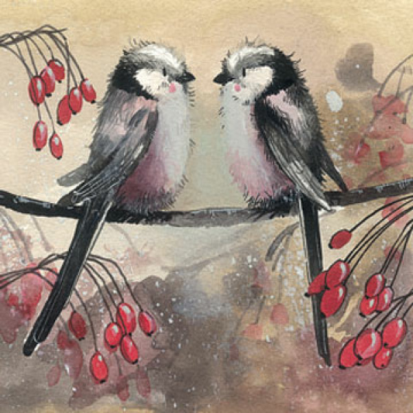 Alex Clark 14x14cm Wenskaart - Longtails