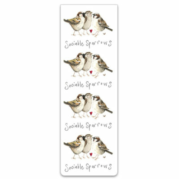 Alex Clark Magnetische Boekenlegger "Sociable Sparrows"