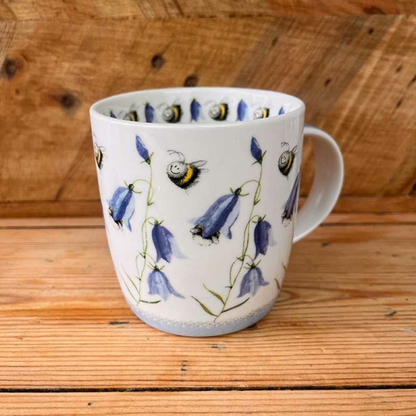 Alex Clark mok 400ml - Bees and Harebells