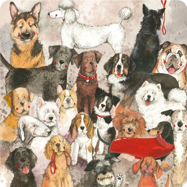 Alex Clark Onderzetter - Delightful Dogs