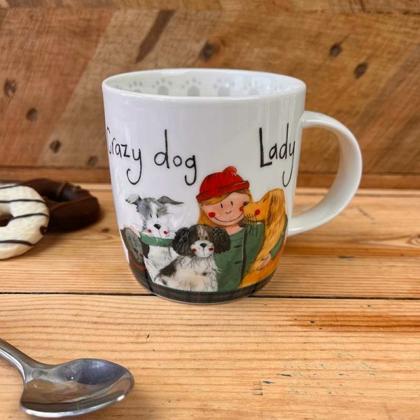 Alex Clark mok 400ml - Crazy Dog Lady - Afbeelding 3