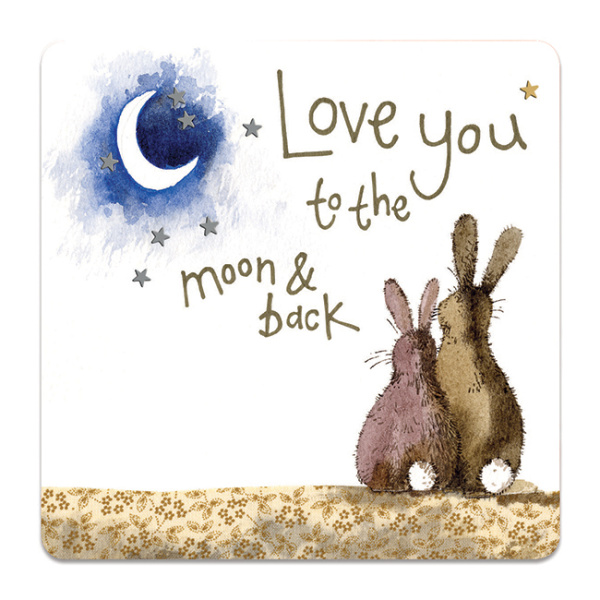 Alex Clark Onderzetter - Moon and Back