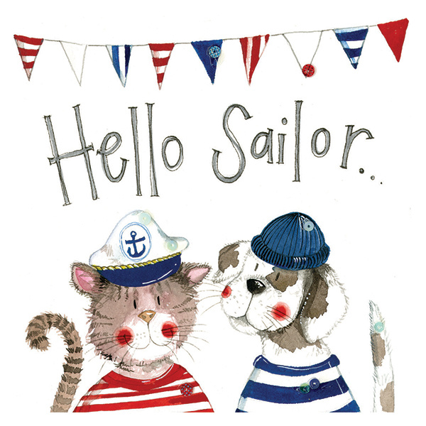 Alex Clark Onderzetter - Hello Sailor