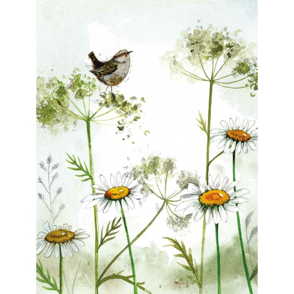 Alex Clark Notitieboekje Klein - Wren & Daisies - Afbeelding 3