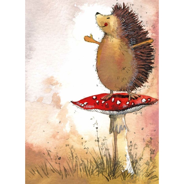 Alex Clark Notitieboekje Klein - Hedgehog & Toadstool - Afbeelding 3