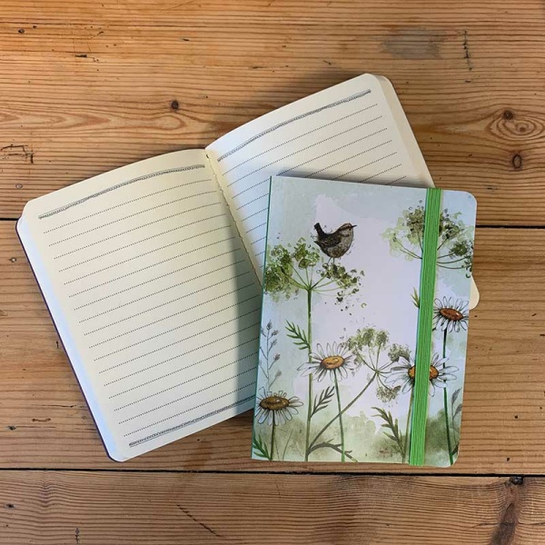 Alex Clark Notitieboekje Klein - Wren & Daisies - Afbeelding 2