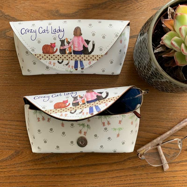 Alex Clark Brillenkoker "Crazy Cat Lady"