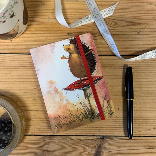 Alex Clark Notitieboekje Klein - Hedgehog & Toadstool