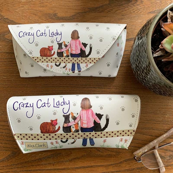 Alex Clark Brillenkoker "Crazy Cat Lady" - Afbeelding 2