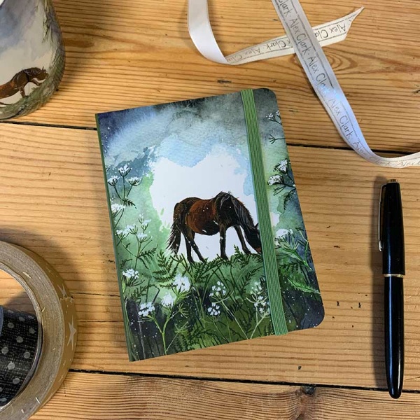 Alex Clark Notitieboekje Klein - Horse & Cow Parsley