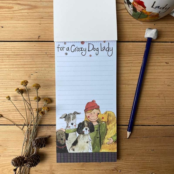 Alex Clark Boodschappenblokje - Crazy Dog Lady