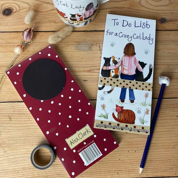 Alex Clark Boodschappenblokje - Crazy Cat Lady - Afbeelding 2