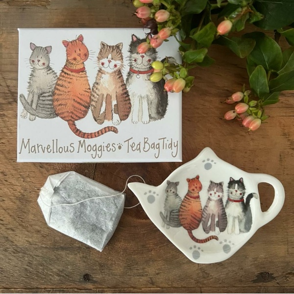 Alex Clark Theezakjeshouder - Marvellous Moggies